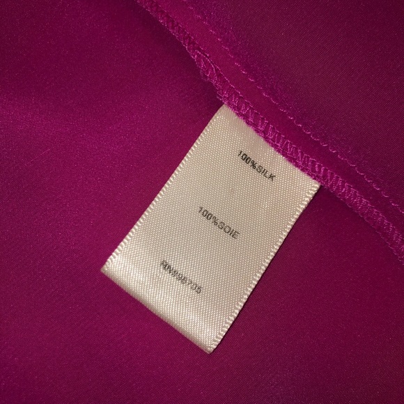 Rebecca Taylor Raspberry Mini Dress 100% Silk - Picture 4 of 8